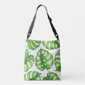 Sac Ajustable Motif d'aquarelle Monstera (Dos)