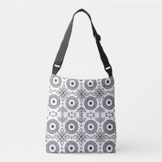 Sac Ajustable Motif d'art en ligne noire et blanche