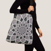 Sac Ajustable Motif d'art en mosaïque fractionnée géométrique no (De près)