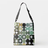 Sac Ajustable Motif d'art rétro Brown en noir blanc personnalisé (Dos)