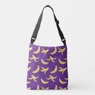 Sac Ajustable Motif de banane jaune rétro drôle éditable pour fê