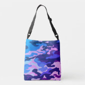 Sac Ajustable Motif de camouflage bleu Fourre-tout (Dos)