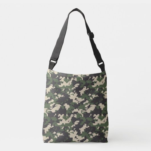 Sac Ajustable Motif de camouflage numérique vert (Devant)