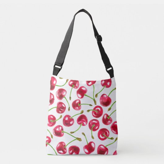 Sac Ajustable Motif de cerises d'aquarelle (Devant)