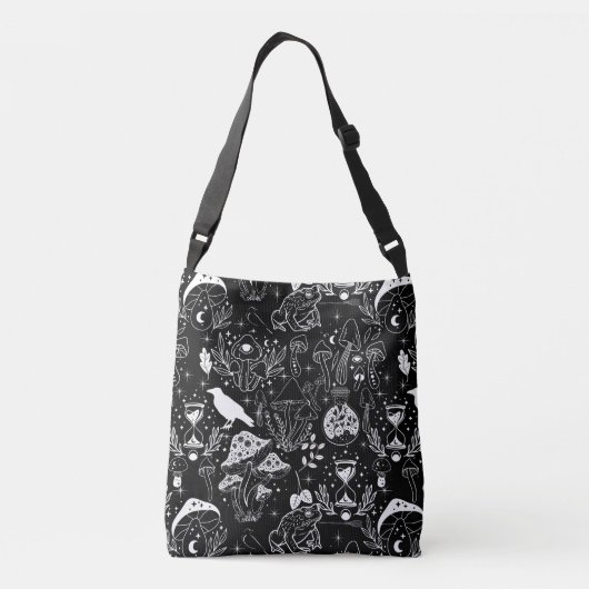 Sac Ajustable Motif de champignon psychédélique 2D.BW.b (Dos)