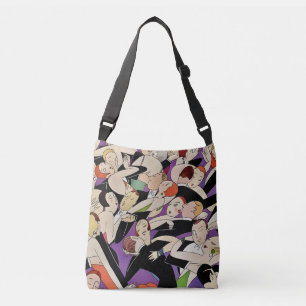 Sac Ajustable Motif de couples de danse Art déco Ère du jazz d