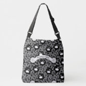 Sac Ajustable Motif de cygne noir et blanc (Devant)