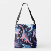 Sac Ajustable Motif de dinosaures de bande dessinée mignon. (Dos)