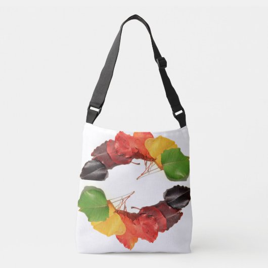 Sac Ajustable Motif de feuille colorée d'automne (Devant)