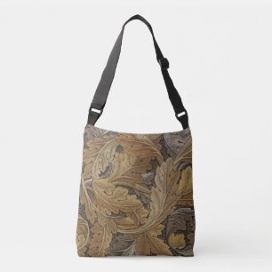 Sac Ajustable Motif de feuilles d'acanthe préraphaélite en neutr