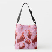 Sac Ajustable Motif de flamant à l'aquarelle (Dos)