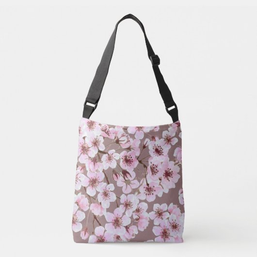 Sac Ajustable Motif de fleurs de cerisiers (Devant)