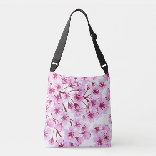 Sac Ajustable Motif de fleurs de cerisiers (Devant)