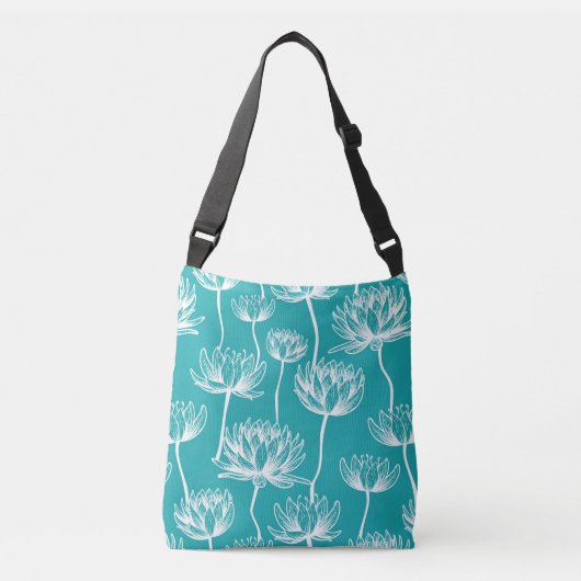 Sac Ajustable Motif de fleurs Lotus (Devant)