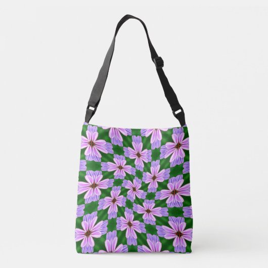 Sac Ajustable Motif de fleurs rose pâle (Dos)