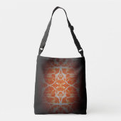 Sac Ajustable Motif de kaléidoscope orange (Dos)