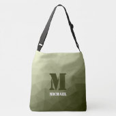 Sac Ajustable Motif de maillage géométrique vert clair de l'armé (Dos)