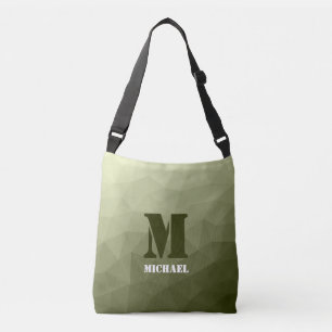 Sac Ajustable Motif de maillage géométrique vert clair de l'armé