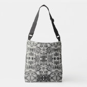 Sac Ajustable Motif de mode exclusif noir et blanc (Devant)