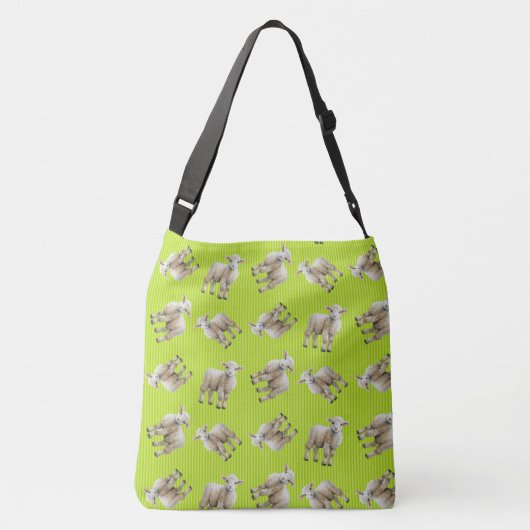 Sac Ajustable Motif de moutons personnalisé pour tricot (Dos)