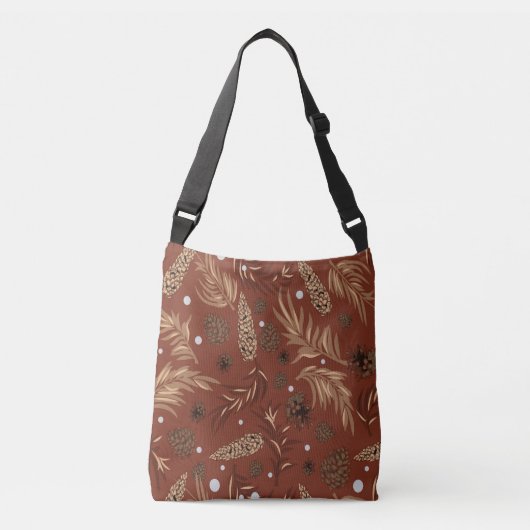 Sac Ajustable Motif de Noël, Pine Snow 8 (Devant)