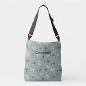 Sac Ajustable "Motif de noix de coco de Boho tropical" (Devant)