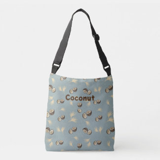 Sac Ajustable "Motif de noix de coco de Boho tropical"