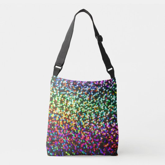 Sac Ajustable Motif de Parties scintillant de disco (Devant)