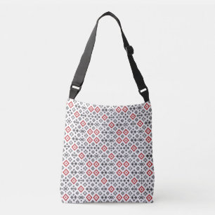 Sac Ajustable Motif de point de croix folklorique sans couture