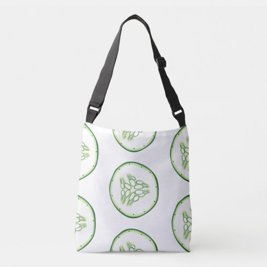 Sac Ajustable Motif de tranches de concombre (Devant)