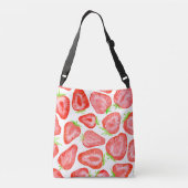 Sac Ajustable Motif de tranches de fraise d'aquarelle (Dos)