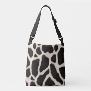 Sac Ajustable Motif de vache noir et blanc