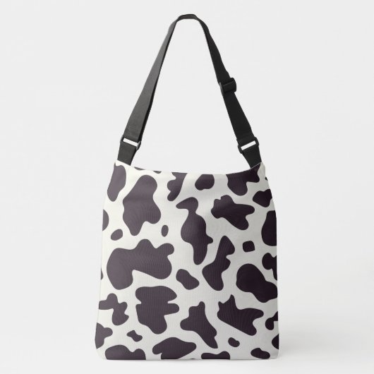 Sac Ajustable Motif de vache noir et blanc Imprimer (Devant)