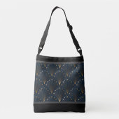 Sac Ajustable Motif déco bleu et or (Dos)