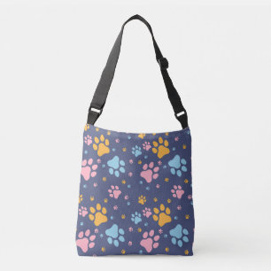 Sac Ajustable Motif d'empreintes de pattes d'animaux colorés