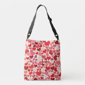 Sac Ajustable Motif Des Coeurs, Coeurs Rouges, Amour (Dos)