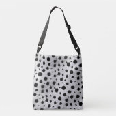 Sac Ajustable Motif des points Dalmatiens noirs et blancs (Dos)