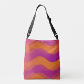 Sac Ajustable Motif des vagues douces - rose orange (Dos)