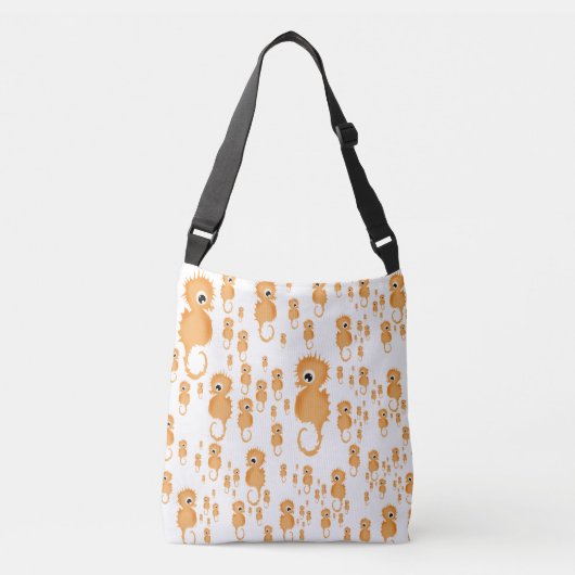 Sac Ajustable Motif d'hippocampes (Devant)