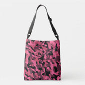 Sac Ajustable Motif d'impression du camouflage noir rose (Dos)