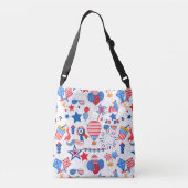 Sac Ajustable motif du 4 juillet 04x4 (Dos)