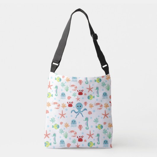 Sac Ajustable Motif du monde marin (Devant)