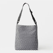 Sac Ajustable Motif étoile géométrique noir et blanc (Dos)