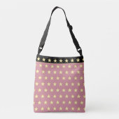 Sac Ajustable Motif étoilé rayonnant sur or rose (Dos)