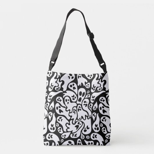 Sac Ajustable Motif fantôme noir et blanc (Dos)