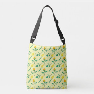 Sac Ajustable Motif floral avec rose jaune et fleurs de tulipe