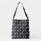 Sac Ajustable Motif floral sur filet 01 fond noir (Dos)