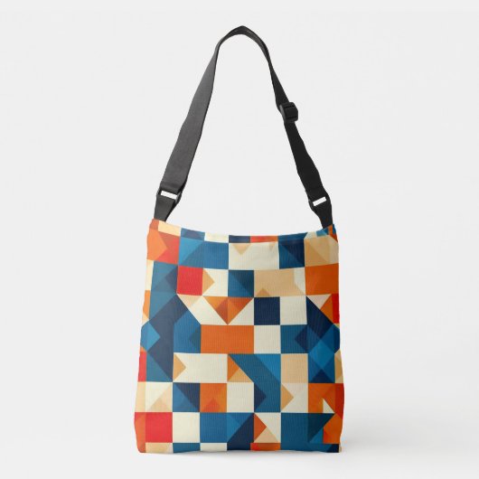 Sac Ajustable Motif Géométrique Abstrait (Devant)