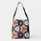 Sac Ajustable Motif géométrique Carré Hexagon coloré (Dos)