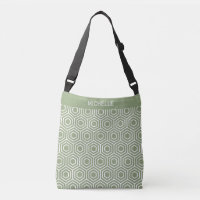 Motif géométrique Sage Green Hexagon Honeycomb